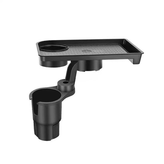 This Cup Holder Tray for Car, 2 in 1 Car Food Table Tray with Solid Base & Phone Slot,Car Cup Holder Expander V1192-AZ-W-0632