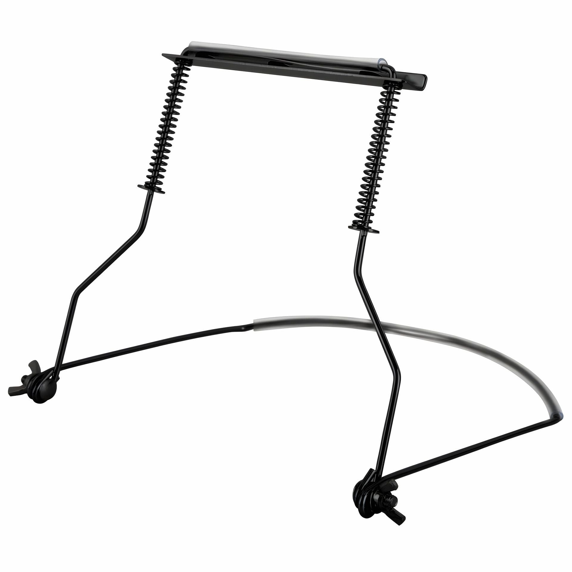 Professional Harmonica Holder - 10 Hole, Adjustable Neck Brace, Hands-Free, Black For Beginner, Students, V1192-AZ-W-0633