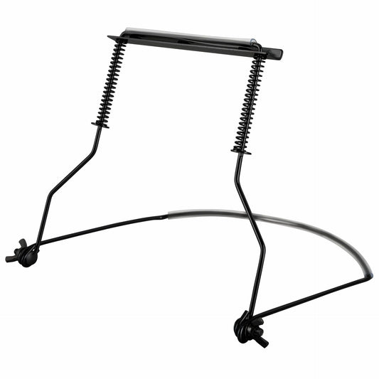 Professional Harmonica Holder - 10 Hole, Adjustable Neck Brace, Hands-Free, Black For Beginner, Students, V1192-AZ-W-0633