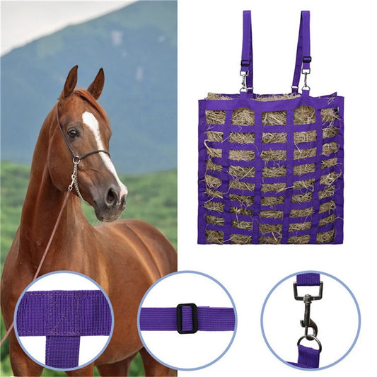 Four sided simple hay net bag, large capacity woven belt, horse hay bag, hay bag, slow feeding hay bag V1192-AZ-W-0639