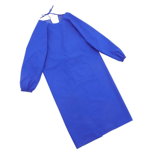 Adults Long Sleeve Cooking Kitchen Apron Waterproof Artist Drawing Apron Waterproof Aprons with Long Sleeves, V1192-AZ-W-0646