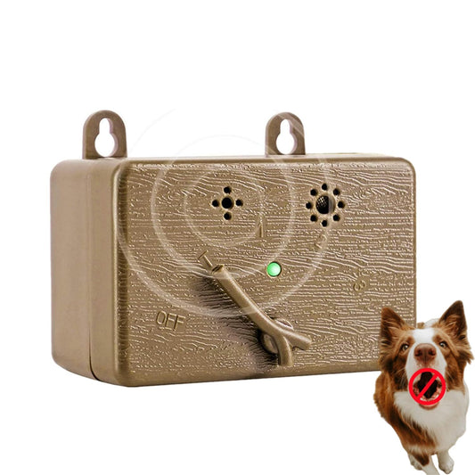 Anti Barking Device for Dogs, Sonic Bark Deterrents, 50 FT Ultrasonic Dog Barking Control Device, (Mocha V1192-AZ-W-0647