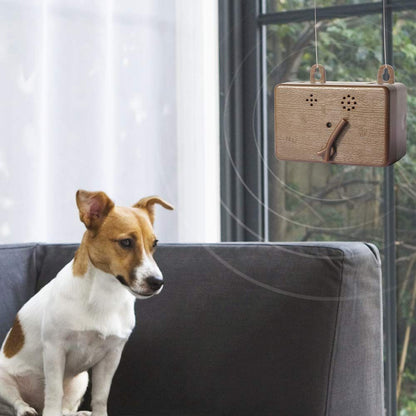 Anti Barking Device for Dogs, Sonic Bark Deterrents, 50 FT Ultrasonic Dog Barking Control Device, (Mocha V1192-AZ-W-0647