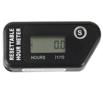 LCD Digital Hour Meter Gauge Vibration Activated,Waterproof Design,for All Vibrating Machine,Air V1192-AZ-W-0650