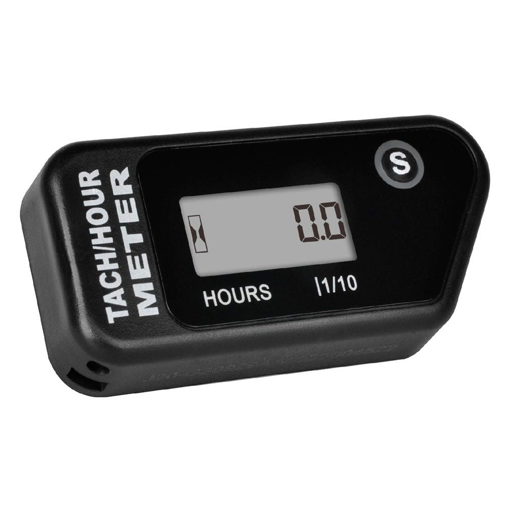 LCD Digital Hour Meter Gauge Vibration Activated,Waterproof Design,for All Vibrating Machine,Air V1192-AZ-W-0650
