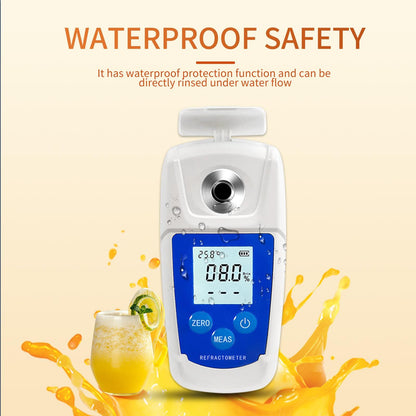 Digital Brix Refractometer brix Meter Refractometer Automatic Temperature Compensation Brix Refractometer V1192-AZ-W-0652