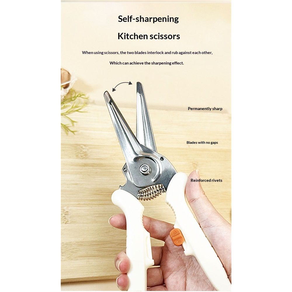 Kitchen Scissors, All Purpose Heavy Duty Sharp Kitchen Shears Dishwasher Safe, Cooking Shears for Meat V1192-AZ-W-0660