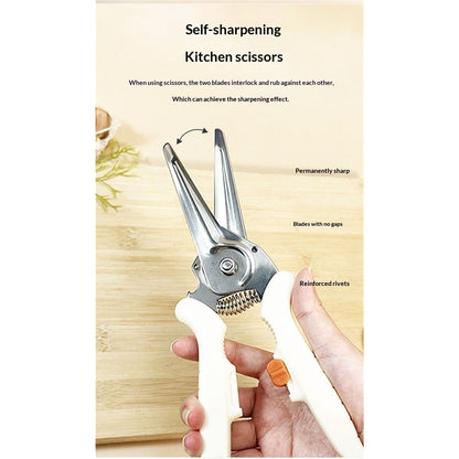 Kitchen Scissors, All Purpose Heavy Duty Sharp Kitchen Shears Dishwasher Safe, Cooking Shears for Meat V1192-AZ-W-0660