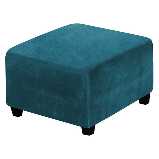 Velvet sofa cover, extendable footstool cover, detachable footstool sofa cover, folding storage stool V1192-AZ-W-0666