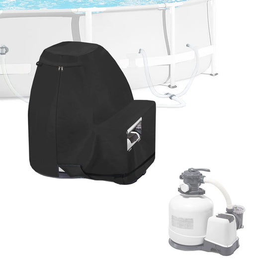 Sand Filter Pump Covers,420D Waterproof Fabric Sand Pool Filters Cover,Suitable for Most Sands Filter Pump on V1192-AZ-W-0668