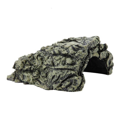 Fish Hiding Cave Aquarium Turtle Reptile Basking Hide Habitat Shelter for Aquarium Terrarium Decoration V1192-AZ-W-0679
