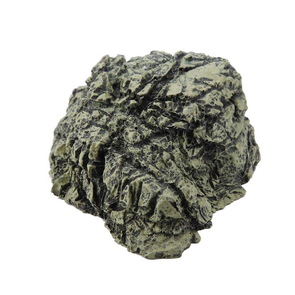 Fish Hiding Cave Aquarium Turtle Reptile Basking Hide Habitat Shelter for Aquarium Terrarium Decoration V1192-AZ-W-0679