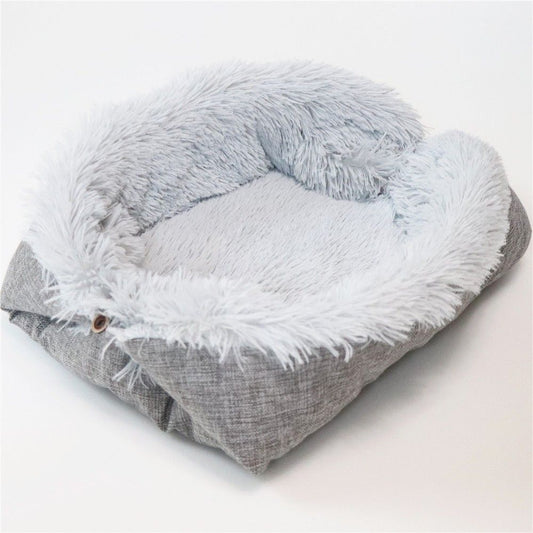 SCENEREAL Self-Warming Cat Bed Mat for Cats Small Dogs, Function 2 in 1 Soft Plush, Washable Pet Mat Autumn V1192-AZ-W-0682