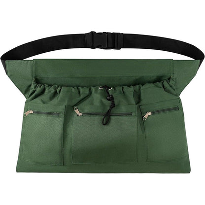 Gardening Apron, Garden Aprons with Pockets & Drawstring Bag, Fruit Storage Harvest Picking Apron Pouch for V1192-AZ-W-0689