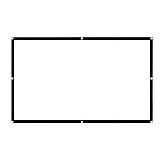 100 inch 16:9 Thicken Portable Non Crease Foldable Projection Screen,Soft Projector Curtain Projection V1192-AZ-W-0693