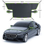 Car Windshield Snow Cover, Front Windshield Ice and Snow Shield with Mirror Cover, Multi-Purpose Sun Visor V1192-AZ-W-0697