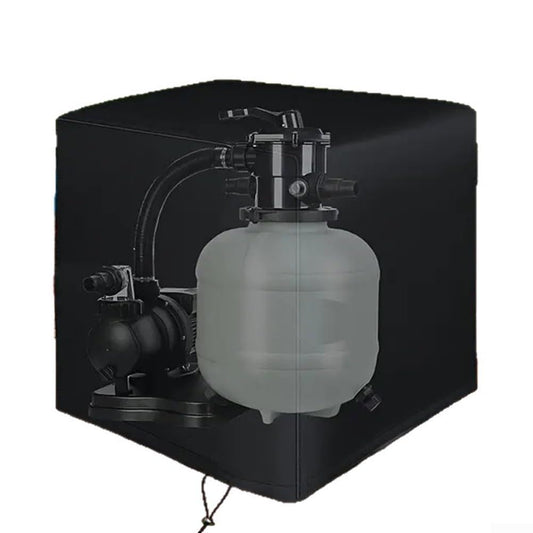 Sand Pool Filter Cover for Sand Filter Pump, Waterproof Pool Pump Cover Above Ground for most 13-16in Pool V1192-AZ-W-0702