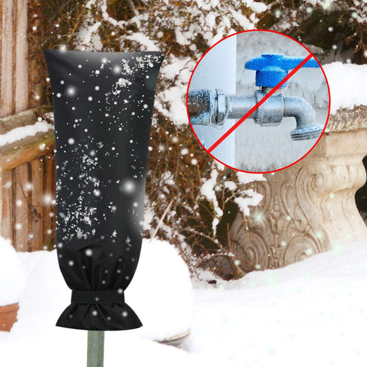 Outdoor Faucet Cover for Winter Freeze Protection 13*25inch Outdoor Long Faucet Cover Socks for Winter V1192-AZ-W-0723