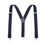 Men's Suspender - Adjustable Y-Back Clip-On Suspenders for Men with Heavy Duty Strong Clips (navy blue) V1192-AZ-W-0727