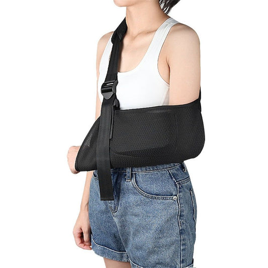 Arm shoulder sling, breathable sling with shoulder pad, used to support male and female rotator cuff V1192-AZ-W-0739