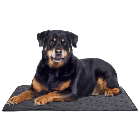 Chew Proof Dog Crate Bed Pad - Indestructible & Water Resistant for Aggressive Chewers, Durable Design for V1192-AZ-W-0743