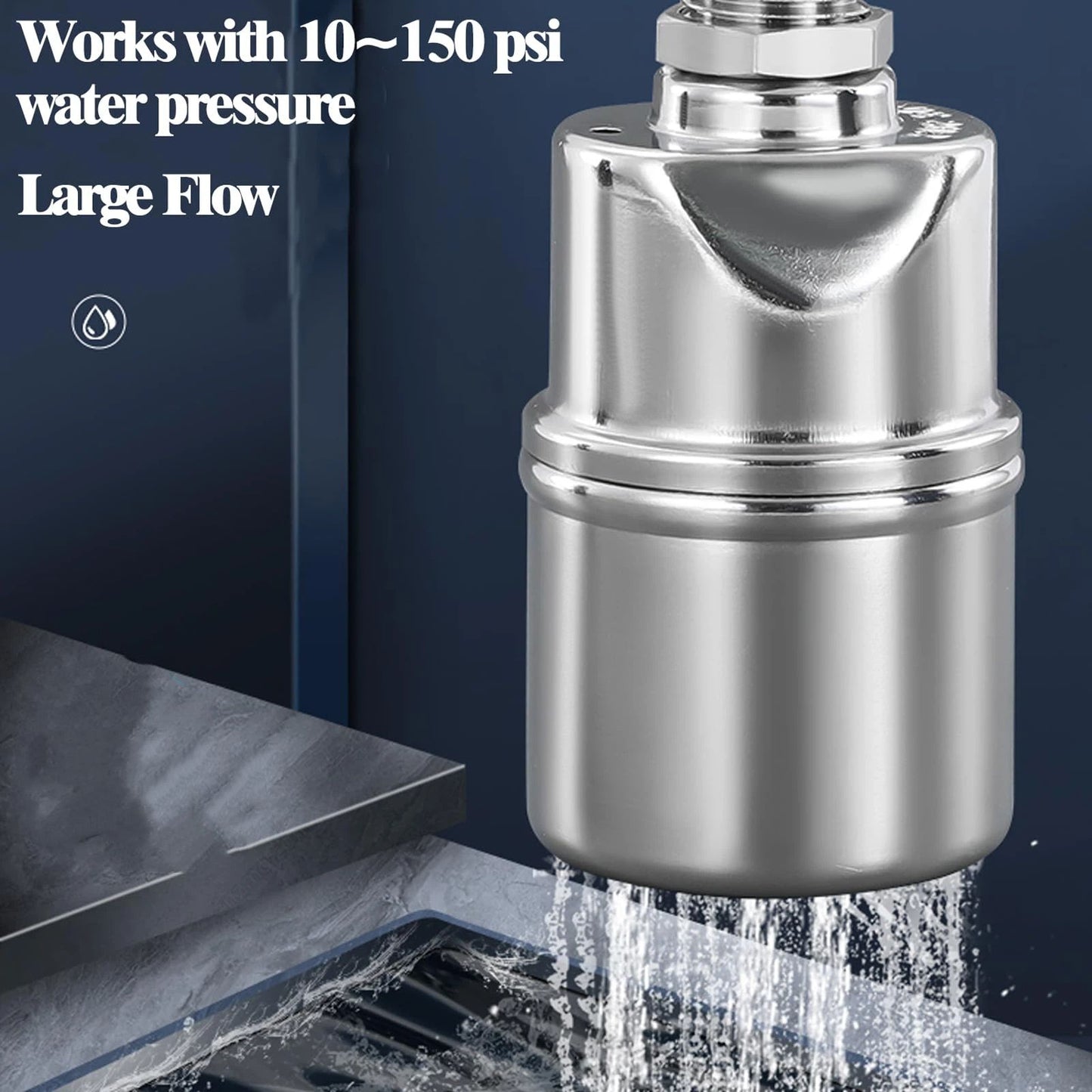 Automatic Water Level Control Valve, 3/4 Float Ball Valve, Float Valve, Stainless Steel Water Level Control V1192-AZ-W-0747