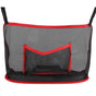 Car Net Pocket Handbag Holder, Driver Storage Netting Pouch for Purses and Bags, Safe Driving ( Red) V1192-AZ-W-0749