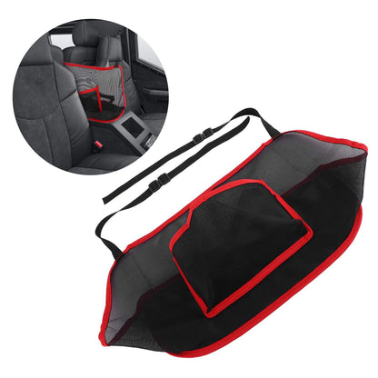 Car Net Pocket Handbag Holder, Driver Storage Netting Pouch for Purses and Bags, Safe Driving ( Red) V1192-AZ-W-0749