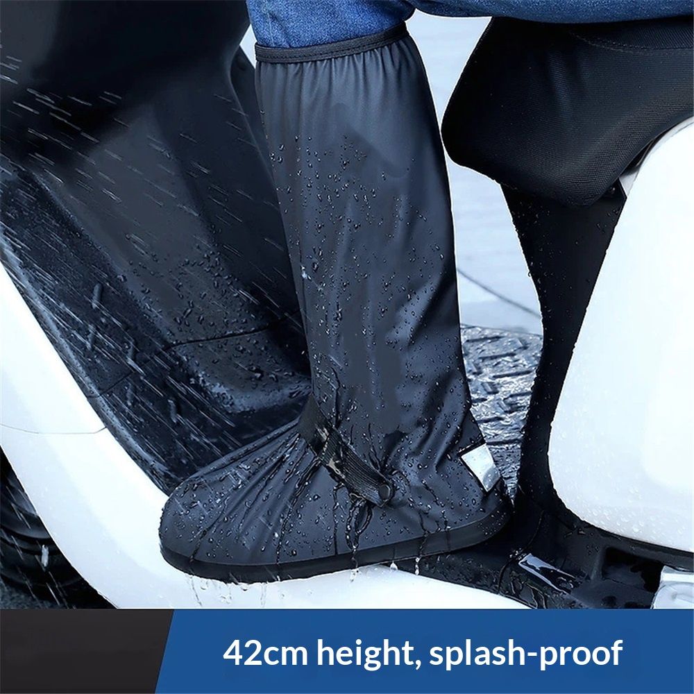 Waterproof Shoe Covers For Rain, Rain Boot Covers With Zipper,Reusable & Foldable,Non-Slip Snow Boot Covers V1192-AZ-W-0760
