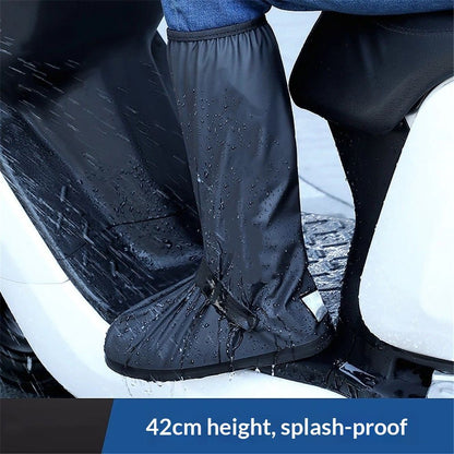Waterproof Shoe Covers For Rain, Rain Boot Covers With Zipper,Reusable & Foldable,Non-Slip Snow Boot Covers V1192-AZ-W-0760