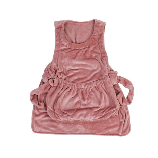 Adjustable Cat Carrier Apron with Double Layer Pocket Cat Sleeping Bag Pet Carrier Sling Kitten Carrier Bag V1192-AZ-W-0762