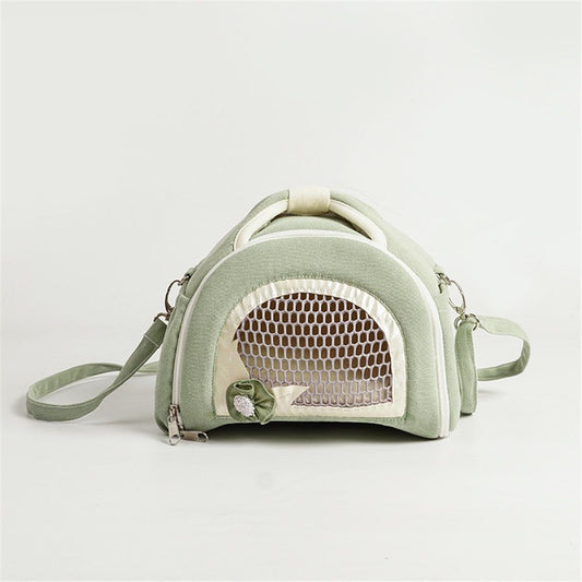 Hamster Carrier Guinea Pig Carrier Bag Small Animal Sugar Glider Pouch Gerbil Hedgehog Portable Travel V1192-AZ-W-0765