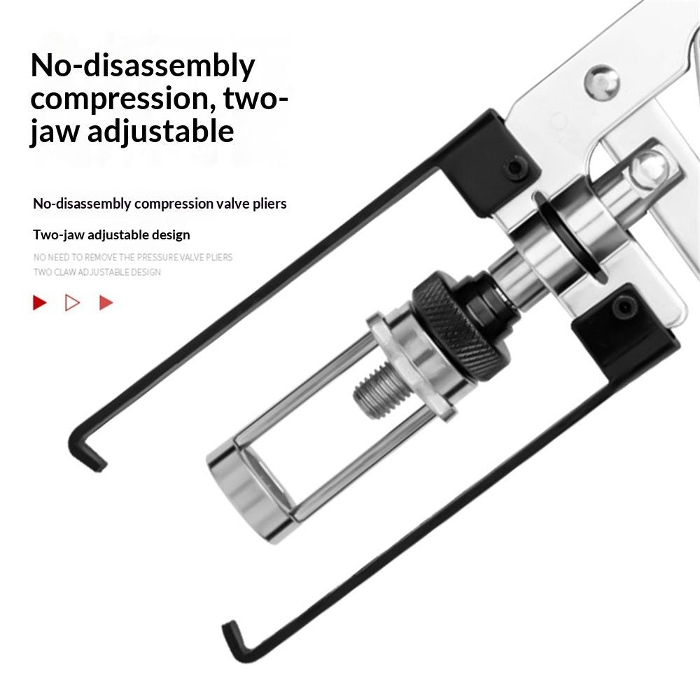 Overhead Valve Spring Remover Compressor Stem Engine Seal Keeper Replace Tool Valve Spring Compressor, Carbon V1192-AZ-W-0766