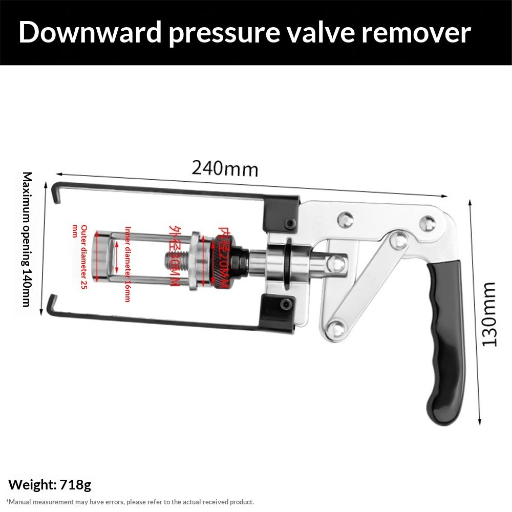 Overhead Valve Spring Remover Compressor Stem Engine Seal Keeper Replace Tool Valve Spring Compressor, Carbon V1192-AZ-W-0766