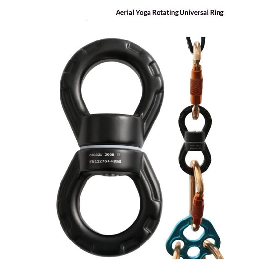 Swing Swivel 30KN Breaking Strength 360 degrees Rotator Safety Rotational Device Hanging Accessory for Rock V1192-AZ-W-0770