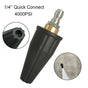 Pressure Washer Tips Turbo Nozzle 4000 PSI 360 degrees Rotating Turbo Spray Tips For Power Washer with 1/4" V1192-AZ-W-0781
