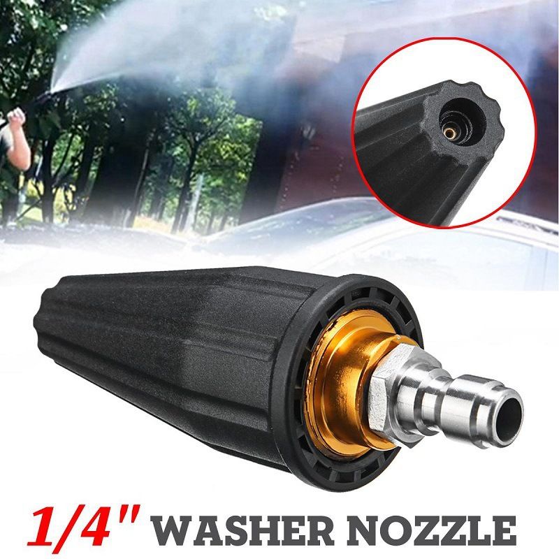 Pressure Washer Tips Turbo Nozzle 4000 PSI 360 degrees Rotating Turbo Spray Tips For Power Washer with 1/4" V1192-AZ-W-0781