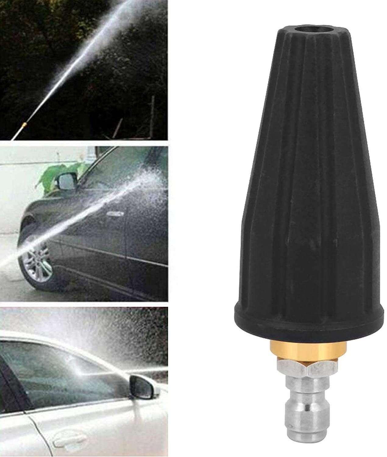 Pressure Washer Tips Turbo Nozzle 4000 PSI 360 degrees Rotating Turbo Spray Tips For Power Washer with 1/4" V1192-AZ-W-0781