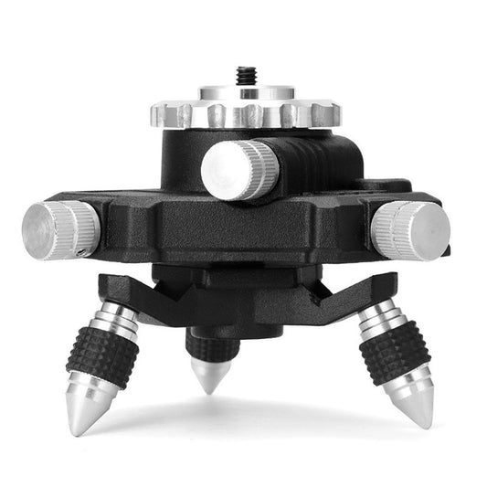Laser Level Adapter Micro-adjust Fine Metal 360-Degree Rotating Base Tripod Connector, Standard 1/4 "-20 Male V1192-AZ-W-0789