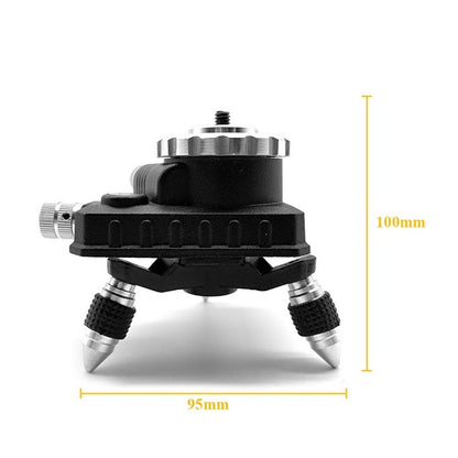 Laser Level Adapter Micro-adjust Fine Metal 360-Degree Rotating Base Tripod Connector, Standard 1/4 "-20 Male V1192-AZ-W-0789