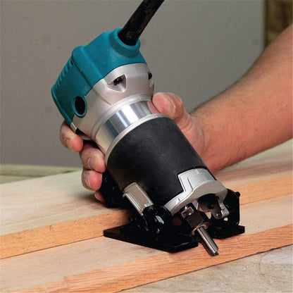 3709 370 Compact Router Tilt Base 90*90mm Angle Router Base Trimmer Protective Base Woodworking Accessories V1192-AZ-W-0790