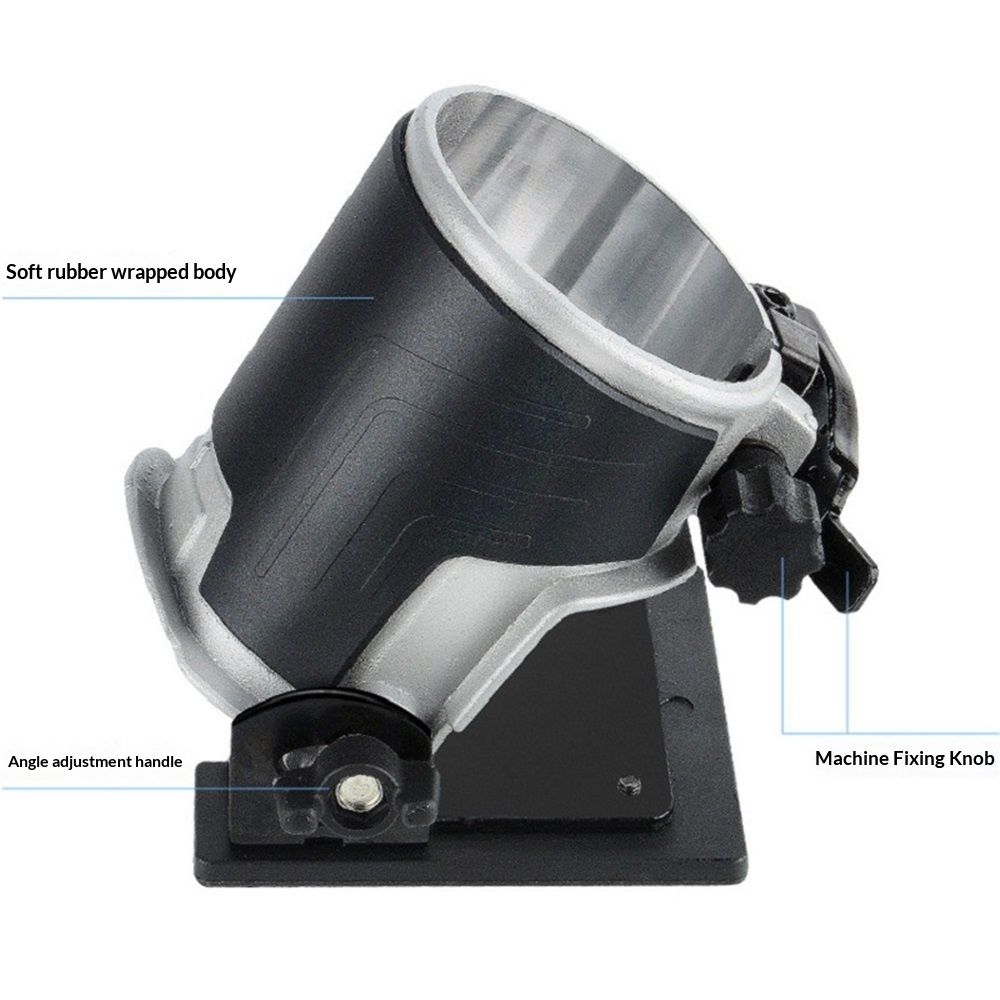 3709 370 Compact Router Tilt Base 90*90mm Angle Router Base Trimmer Protective Base Woodworking Accessories V1192-AZ-W-0790