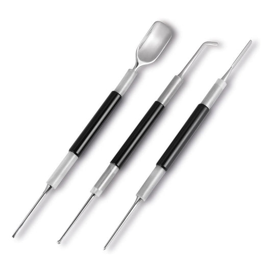 Latte Art Set (3 Tools) for Latte Art, Cappuccino and Espresso,Espresso Latte Art Tools, Spoon & Lance, V1192-AZ-W-0801