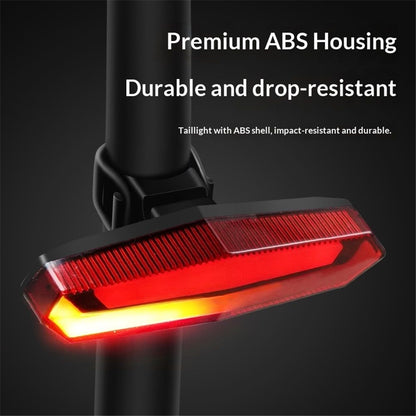 Rear Bike Light Powerful & Rechargeable - Waterproof, Multiple Modes, Quick Release Mounts, Bicycle Lights V1192-AZ-W-0816