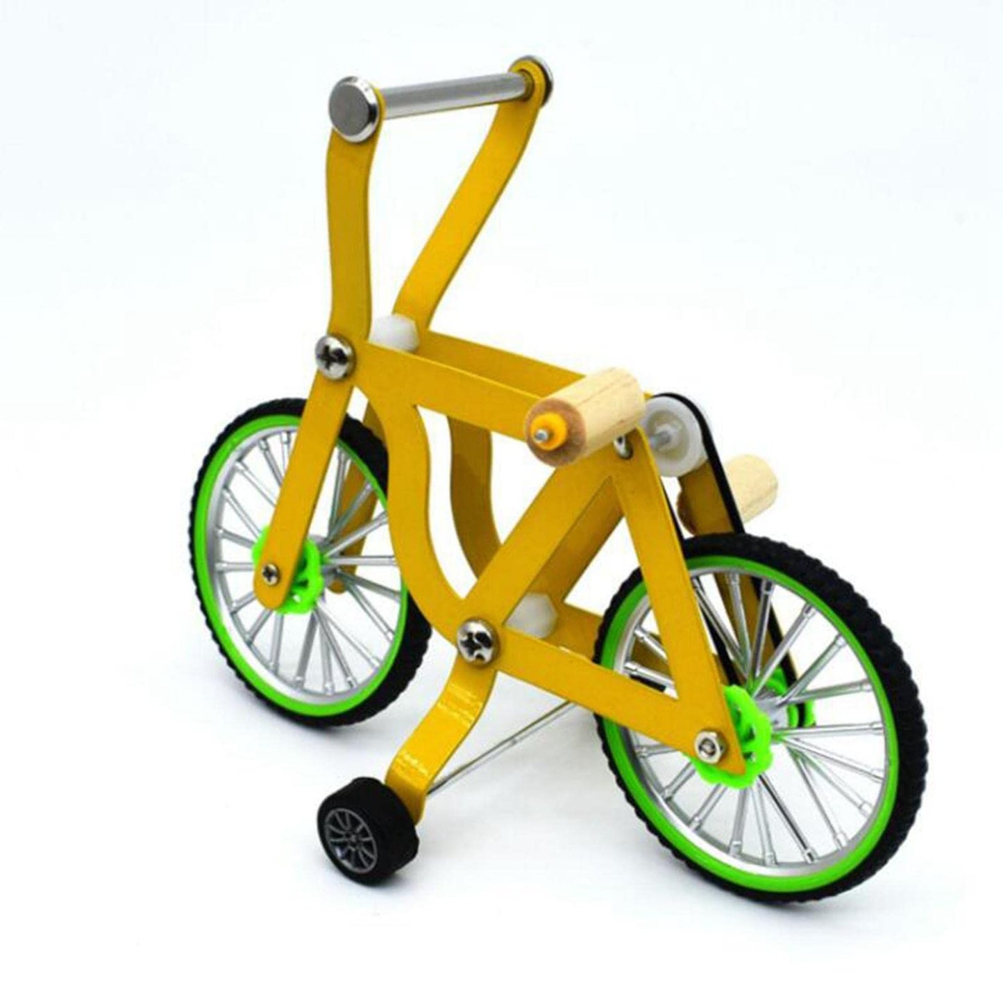 Bird Intelligence Training Toy for Small Medium Birds - Parrot Puzzle Bicycle & Table Top Trick Prop - Foot V1192-AZ-W-0823