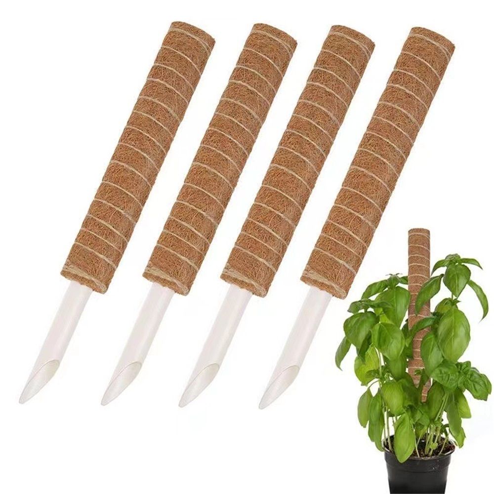 4 Pack Moss Poles, Stackable Moss Pole for Plants , 35cm Tall Moss Poles for Climbing Plants Indoor, Plant V1192-AZ-W-0829