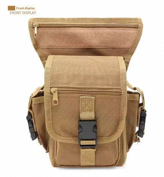 Oxford Drop Leg Bag for Men Women Thigh Water Resistant Fashion Motorcycle Leg Holster Hiking Waist Bag Pouch V1192-AZ-W-0832