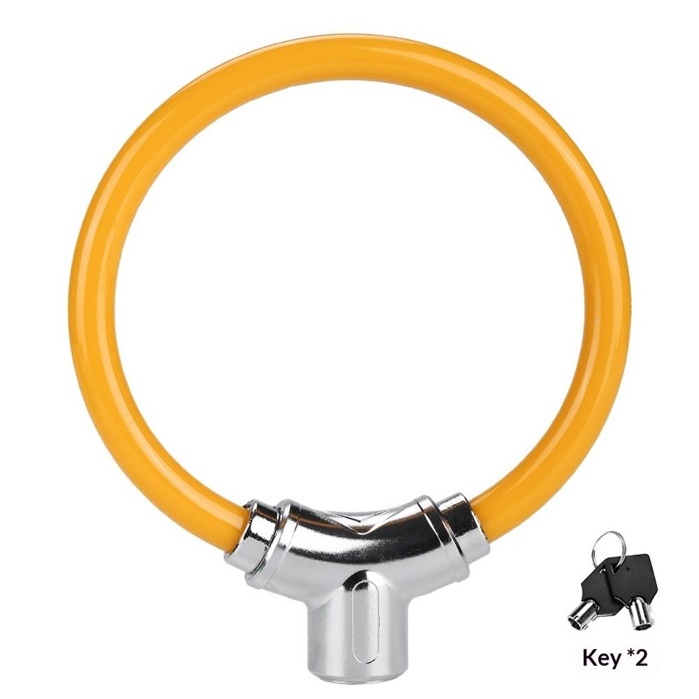 Bicycle Cable Lock, Steel Cable with Keys, Security Lock,Theft Bike Cable Lock, Portable, Versatile, Security V1192-AZ-W-0846