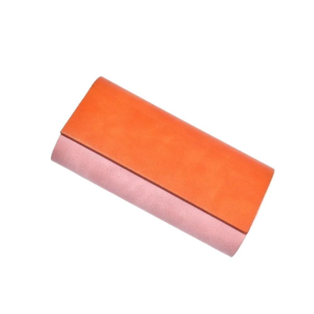 Glasses Case for 2 Storage Portable Compact Slim Two-Piece Soft Case Hard Case, Sunglasses Box Large Capacity V1192-AZ-W-0848