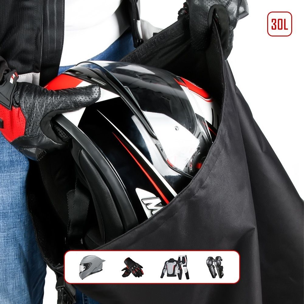 Motorcycle Helmet Bag Helmet Storage Bag with Combination Lock Waterproof Lightweight Durable polyester V1192-AZ-W-0850
